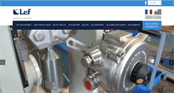 Desktop Screenshot of lef-industries.com